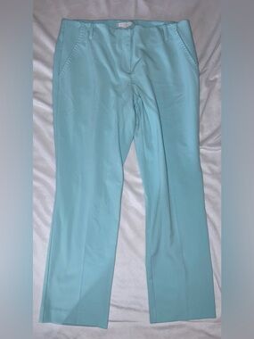 Light Blue Cropped Dress Pants